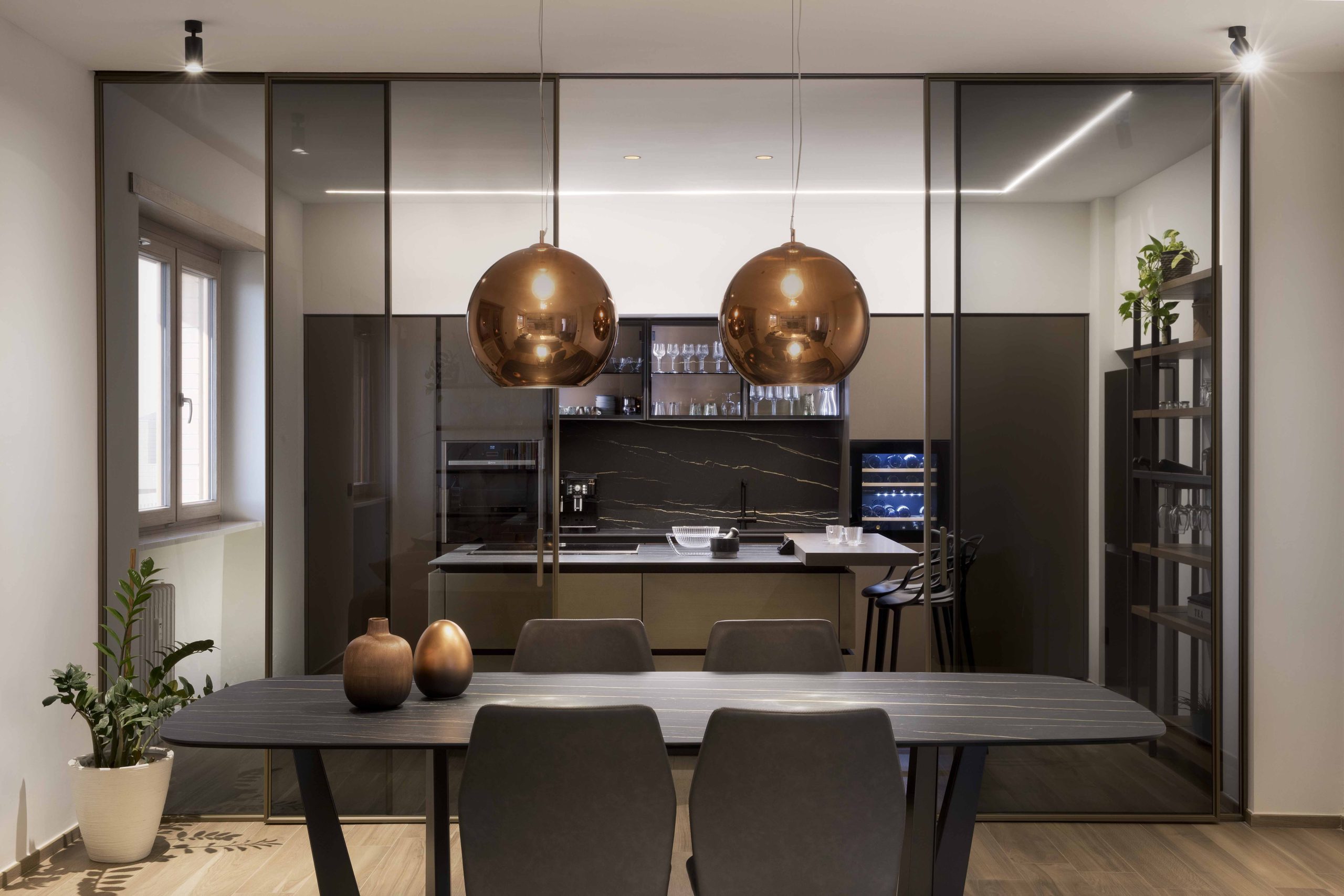 cucina e sala da pranzo