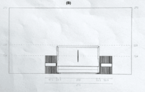 misure boiserie con comodini integrati