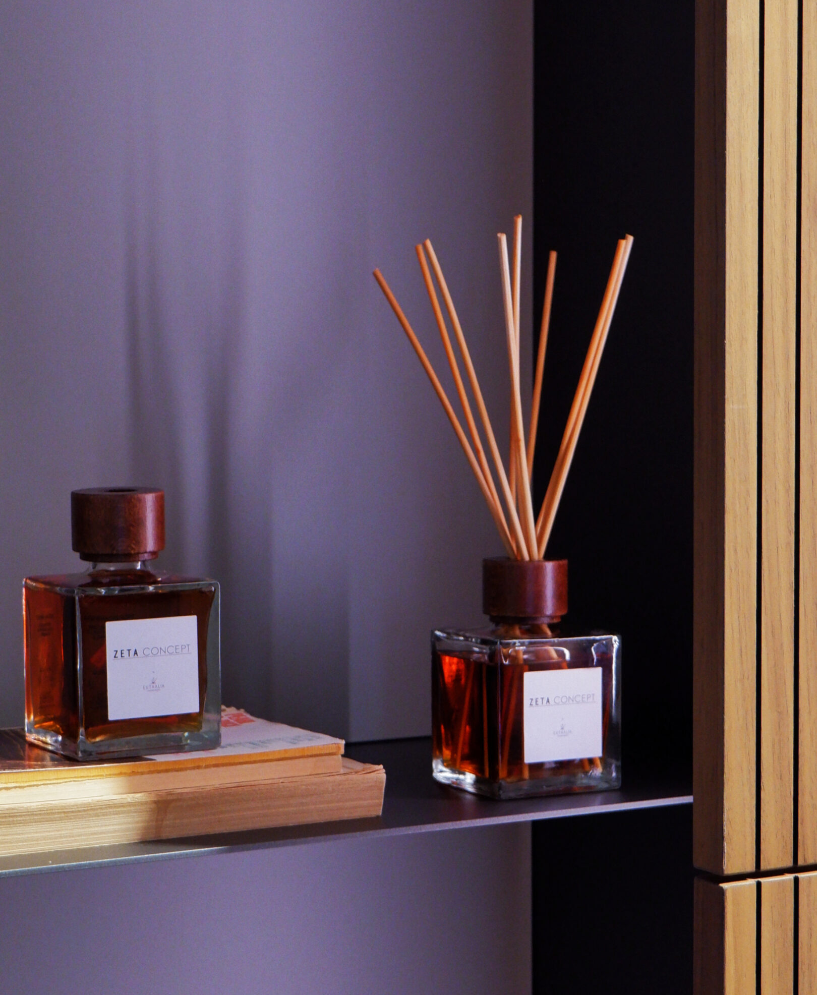 Profumatore Zeta Concept per la casa con legnetti