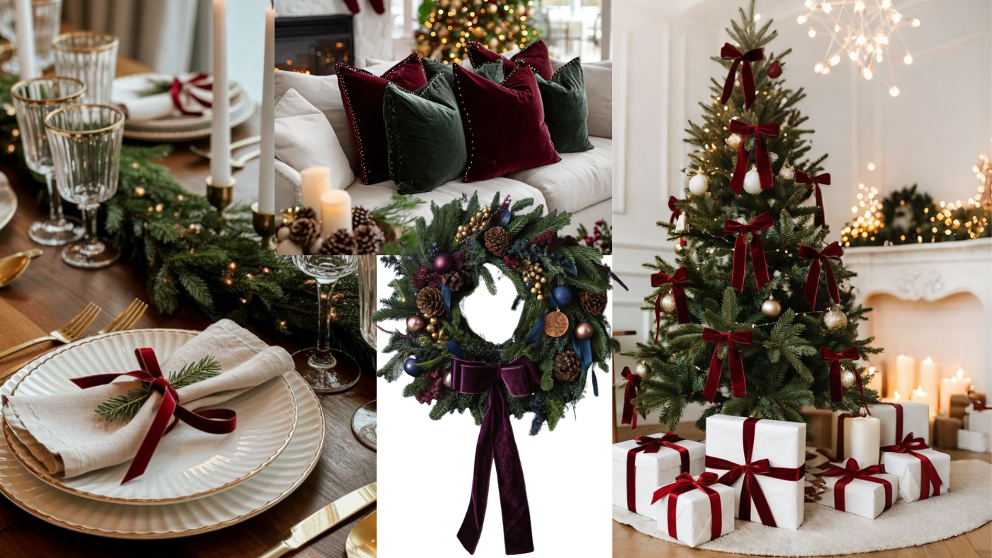 moodboard natale contemporaneo chic