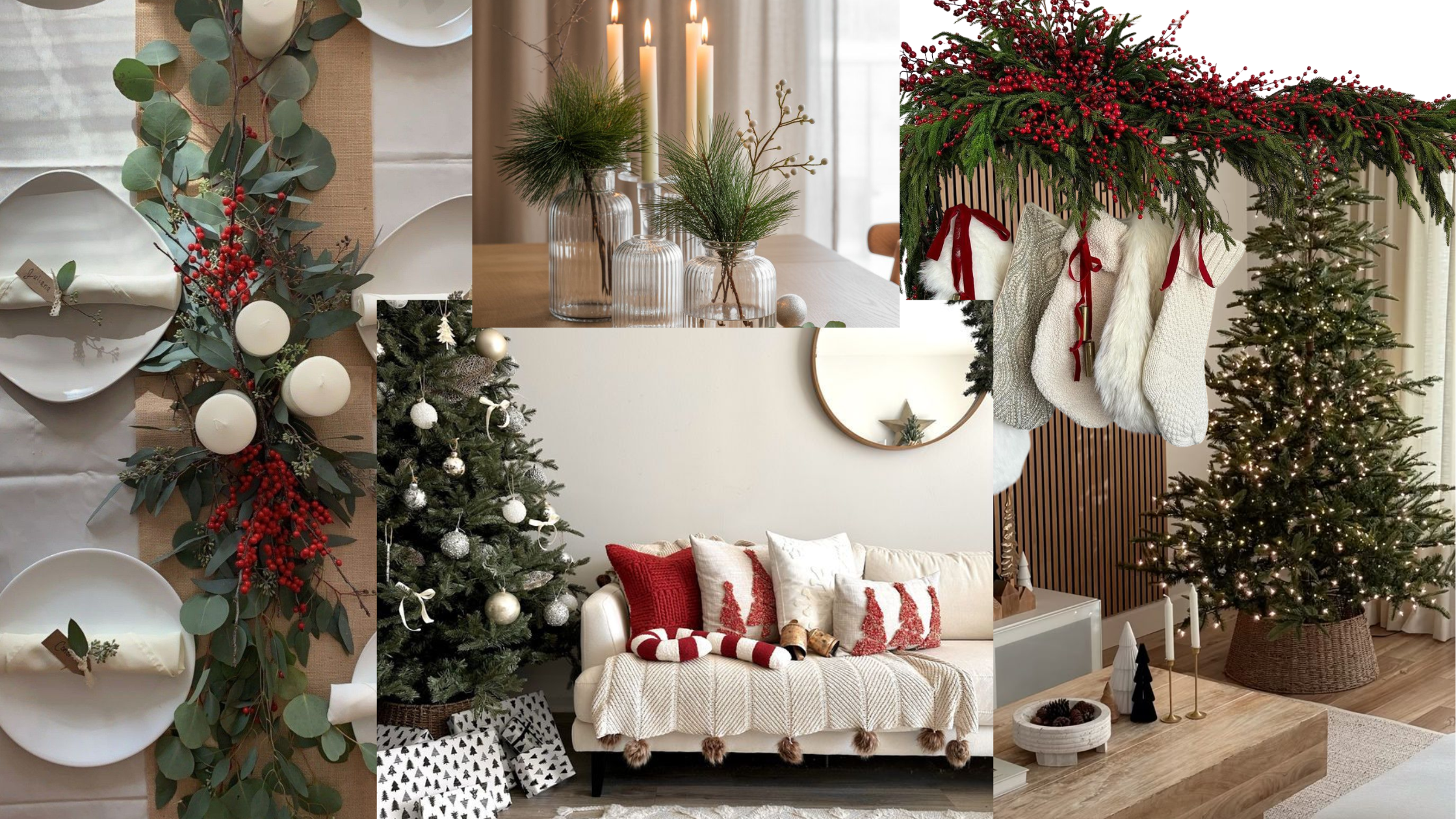 moodboard natale minimal